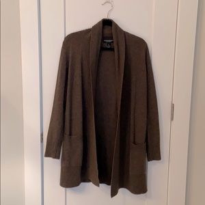 Brown Cashmere cardigan size medium